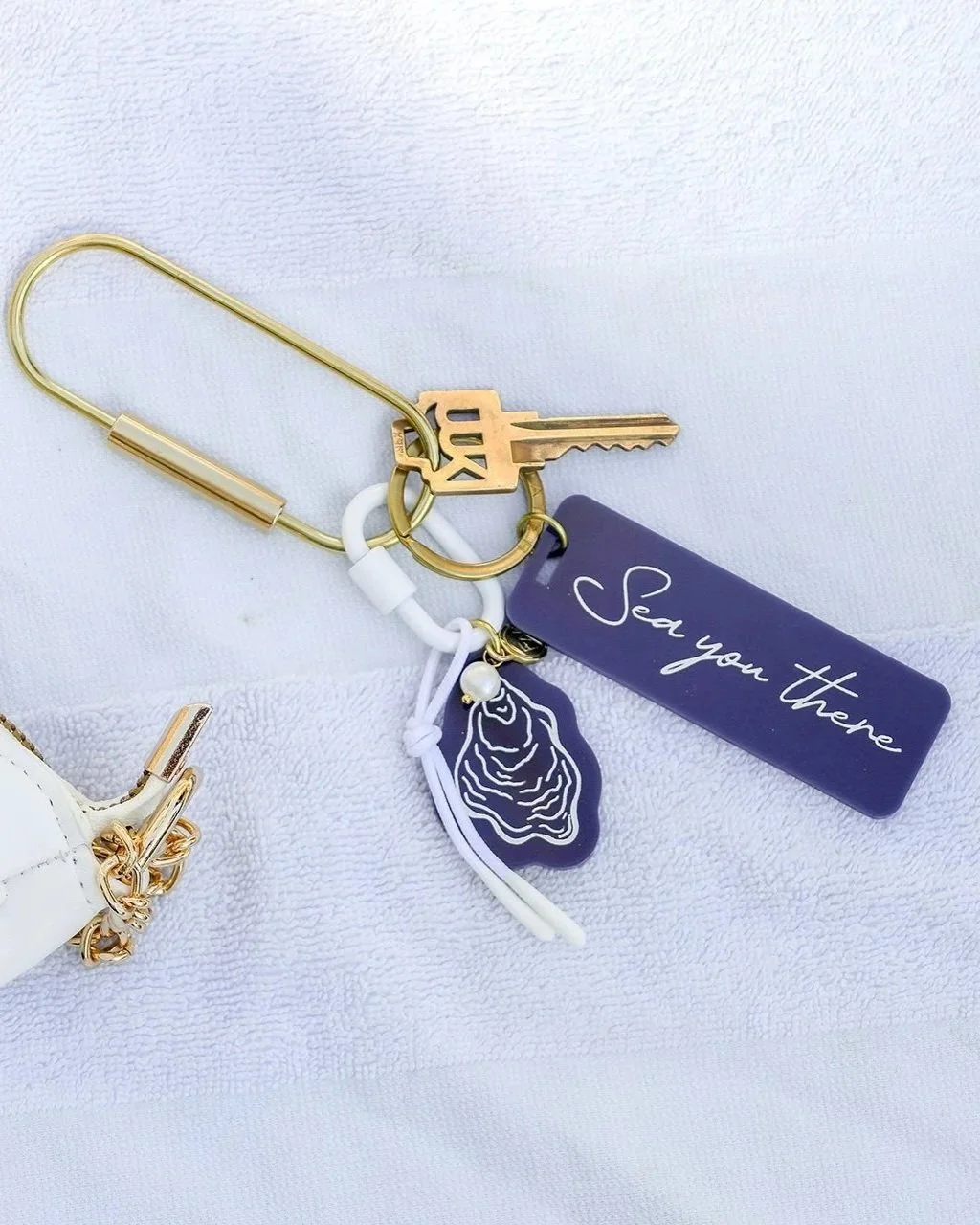 Oyster Bag Charm — Shore Society